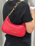  Túi Xách Quai Xích Michael Kors Cora Medium Màu Đỏ 23 x12 cm 