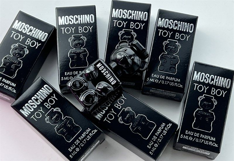  Nước Hoa Mini Gấu Moschino Đen 5ml Dạng Chấm 