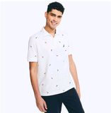  Áo Thun Polo Nautica Classic Fit Printed - màu trắng [KR3539] 