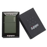  Zippo Sơn Tĩnh Điện Màu Xanh Lính 