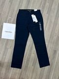  Quần Kaki Nam Calvin Klein CK Solid Slim Fit Màu Xanh Đen 