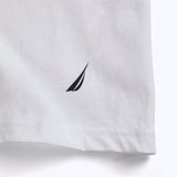  Áo Thun Nam Nautica Cotton Cổ Tròn Máu Trắng Size S 