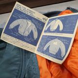  Áo Khoác Alpha Industries MA-1 Xưa Màu Xanh Lính Thập Niên 80s-90s 