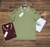  Polo Lacoste Màu Xanh Viền Trắng 