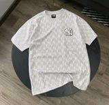  Áo Thun MLB Neyyan Flag Logo L - màu xám [13535169] 