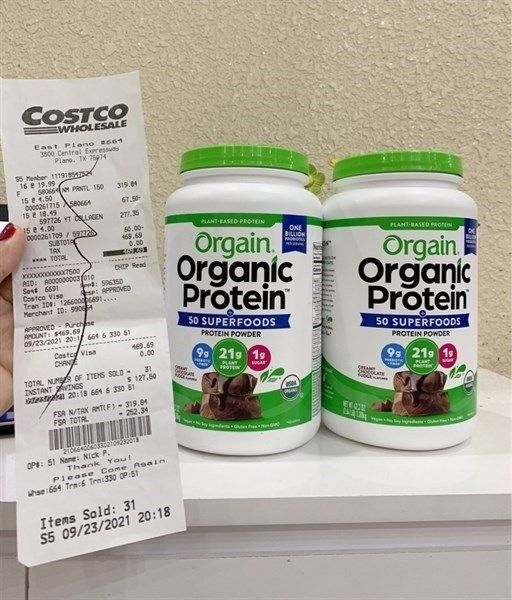 Bột Protein Hữu Cơ Orgain Organic Protein and Superfoods Plant Based P