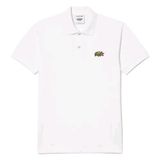  Áo Thun Polo Lacoste Netflix Organic Cottton Màu Trắng 