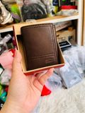  Ví Đứng Gấp Ba Trifold Levi's Màu Nâu 