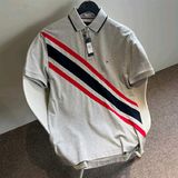  Áo Polo Tommy Hilfiger Banner Stripe Logo ''GREY 