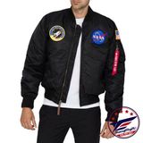  Áo Khoác ALP VF Nasa Màu Đen Logo Màu 