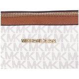  Túi Đeo Vai Nữ Micheal Kors Size 24 x 14 cm Màu Trắng Vanilla Logo Large Jet Set 