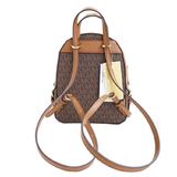  Balo Michael Kors MK Jaycee Mini Zip Backpack Màu Nâu LOGO 