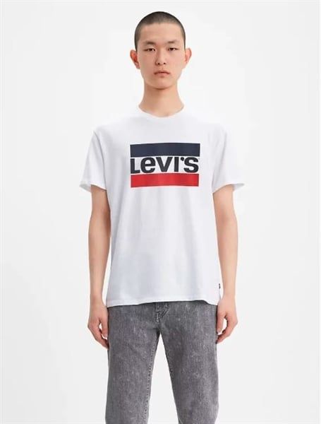  Áo Thun Levi's Màu Trắng Logo Trước Ngực 