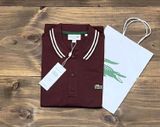  Polo Lacoste Màu Xanh Viền Trắng 