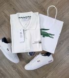  Áo Thun Polo Lacoste Màu Trắng Classic 2025 