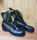  Giày Lính Cổ Bạt Xanh 99% size 9R (42VN) 1984 