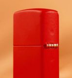  Zippo Rồng Sơn Đỏ Matte Tĩnh Điện 