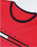  Áo Thun Tommy Hilfiger Màu Đỏ Essential Flag Logo [7849807 612] Ngang Ngực 