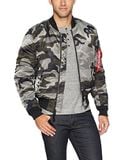  Áo Khoác ALP Slim Fit Rằn Ri Đen Xám 