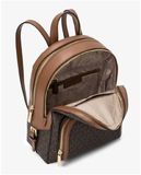  Balo Michael Kors MK Jaycee Medium Zip Backpack Màu Nâu LOGO 
