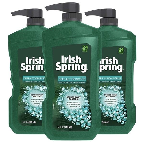 Sữa Tắm Irish Spring Tẩy Tế Bào Chết, 946Ml 
