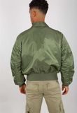  Áo Khoác Phi Công Alpha Industries Cổ bẻ CWU 45/P Màu Xanh Lính 