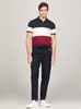  Áo Thun Polo Tommy Hilfiger Colorblock Xanh Đen Trắng Slim Fit 