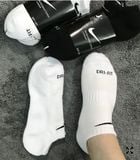 Vớ Nike Everyday Cotton Cushioned Crew "DRI-FIT" Set 3 Đôi Cổ Thấp 