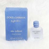 Nước Hoa Nam Mini Dolce & Gabbana Light Blue Eau Intense, Pour Home, 4,5 Ml 