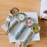  Đồng Hồ Nữ Schottie Dây Kim Loại Mặt Tròn 30mm 4 Màu 