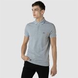  Áo Thun Polo Lacoste Men's Màu Xám Sáng Shirt Regular Fit Stretch Cotton Piqué 