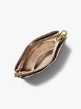  Túi Xách Nữ Michael Kors Trisha Medium Leather Màu Trắng Logo 