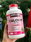  Viên Uống Bổ Sung Canxi Kirkland Calcium 600mg + D3 - Hộp 500 Viên 