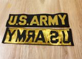  Phù Hiệu US Army Vàng Đen Lụa Xưa - NOS 1950s 