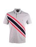  Áo Polo Tommy Hilfiger Banner Stripe Logo ''GREY 
