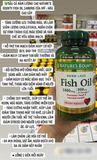  Dầu Cá Fish Oil 1400mg Nature's Bounty 130 viên 