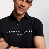  Áo Polo Tommy Hilfiger Regular Fit Embroidered Tommy Graphic [ 78J698 001] Màu Đen 