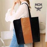  Túi Tote MCM Đeo Vai Màu Đen Authenic 