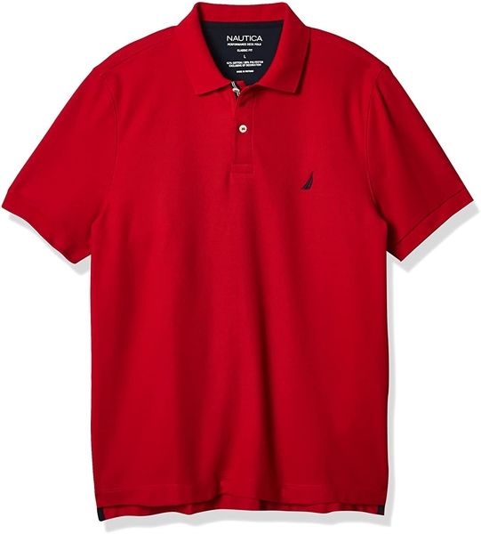  Áo Thun Polo Nautica Mens Slim Fit - Màu Đỏ[KR7211] 