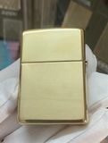  Zippo Brass Vàng Đồng Trơn New 2022 