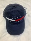  Nón Cap Tommy Xanh Navy chữ và logo lớn 