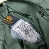  Áo Khoác Alpha Industries MA-1 Xưa Màu Xanh Lính Thập Niên 80s-90s 