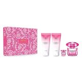  Set Nước Hoa Nữ Versace Bright Crystal Absolu EDP Gift Box 4 Món ((EDP 90ml + EDP 5ml + Shower Gel 100ml + Body Lotion 100ml) 