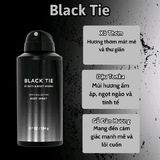  Xịt Thơm Toàn Thân Nam Bath And Body Works Men's Black Tie 104g 