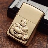  Hộp Quẹt Zippo Ông Địa New 100% 