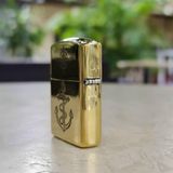  Hộp quẹt Zippo Armor Cao Cấp Brass Vàng Đồng " Thuận Buồm Xuôi Gió" Full Box 2022 