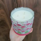  Đế Để Nến Thơm 3 Bấc Bath & Body Works Hình Chim Hồng Hạc Candle Holder 