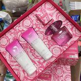  Set Nước Hoa Nữ Versace Bright Crystal Absolu EDP Gift Box 4 Món ((EDP 90ml + EDP 5ml + Shower Gel 100ml + Body Lotion 100ml) 