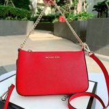  Túi Xách Michael Kors Jet Set Medium Saffiano Leather Crossbody Bag 