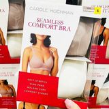  Set 2 Áo Ngực Carole Hochman Seamless Comfort Bra Màu Trắng, Hồng Dâu 